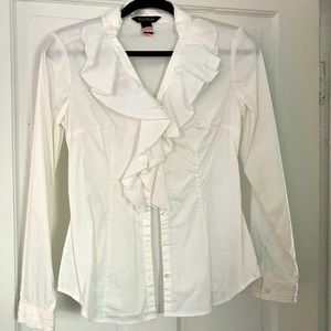 White House Black Market XXS Blouse